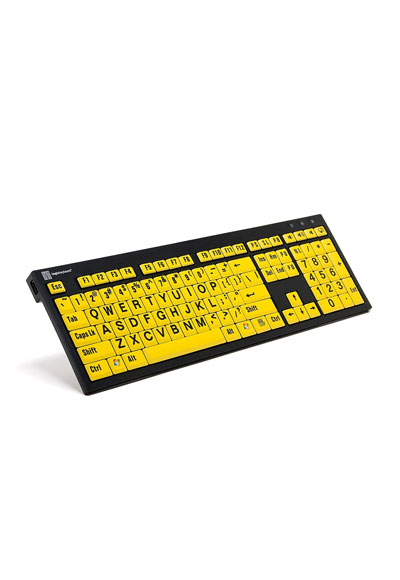 LargePrint PC Nero Slim Line Keyboard